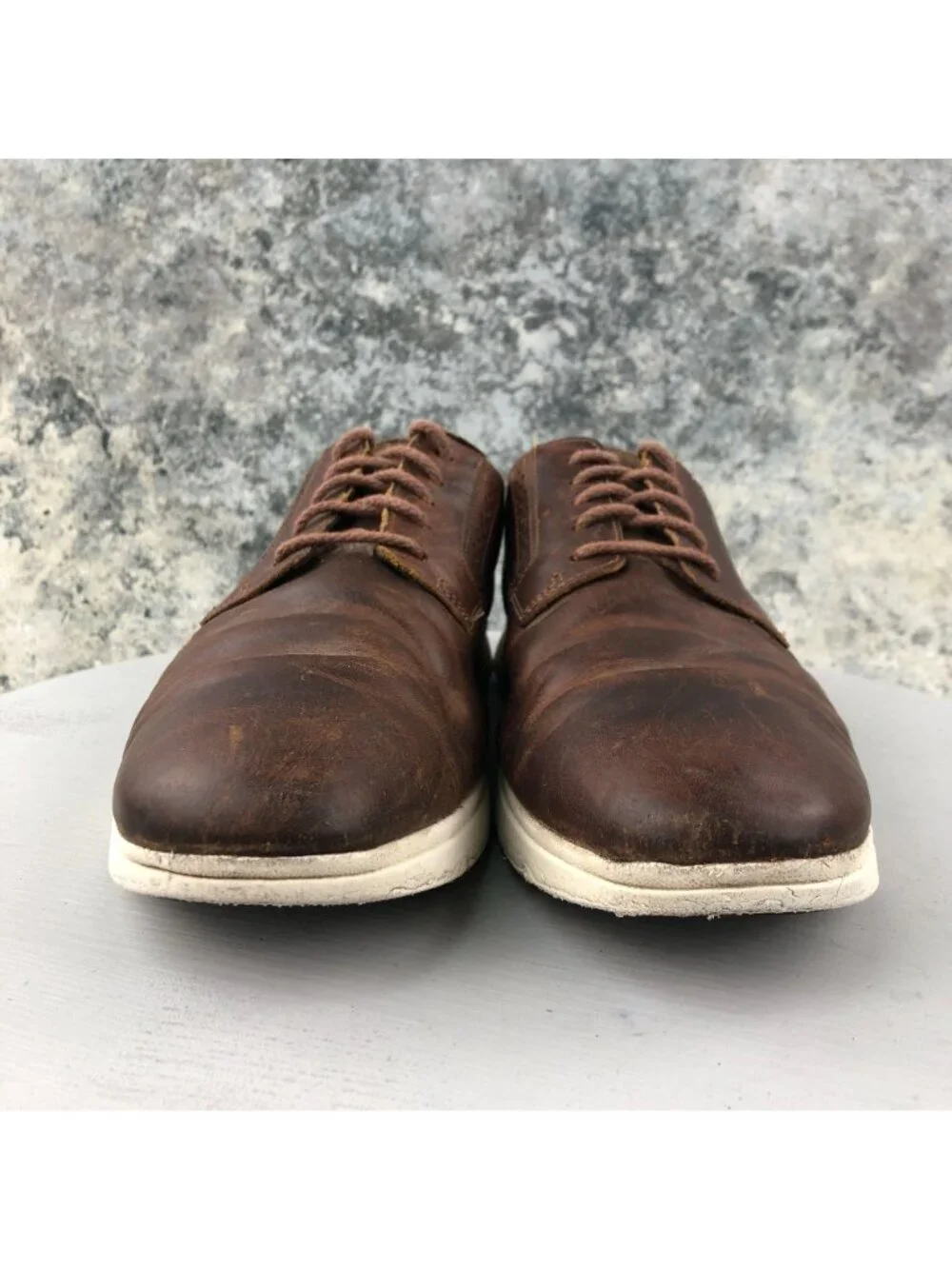 Timberland Men's Size 10.5 Franklin Park Brogue Brown Leather Oxfords A22PC